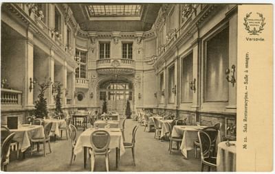 Old Dining Room at Polonia Palace Hotel Warsaw